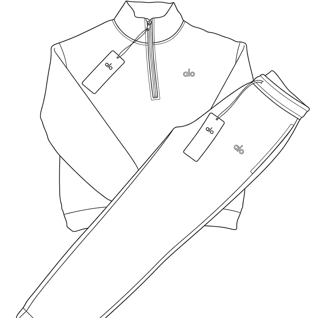 Yoga set supplier (A L O)